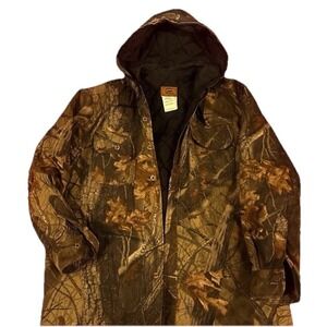 Vintage Duxbak Insulated Camo Hunting Jacket Men's Medium Quilted Lined Medium